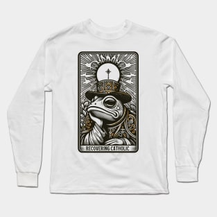 Recovering Catholic // Frog Vintage Design Long Sleeve T-Shirt